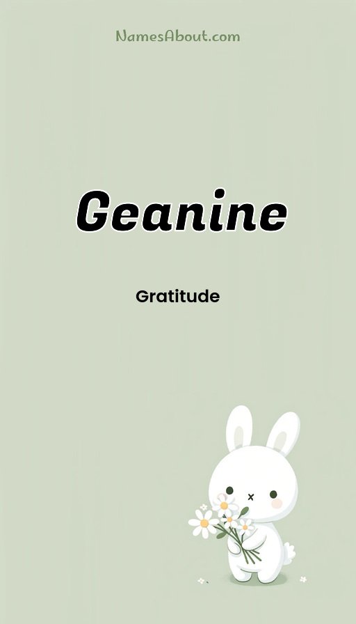 Meaning of Geanine
