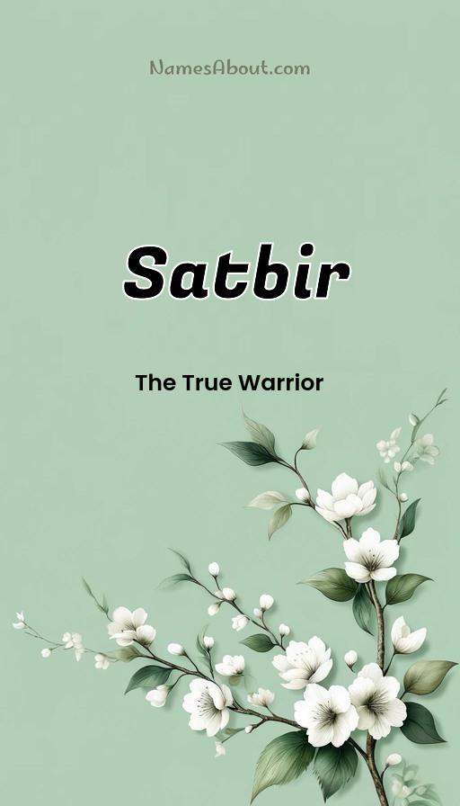 Satbir name and meaning