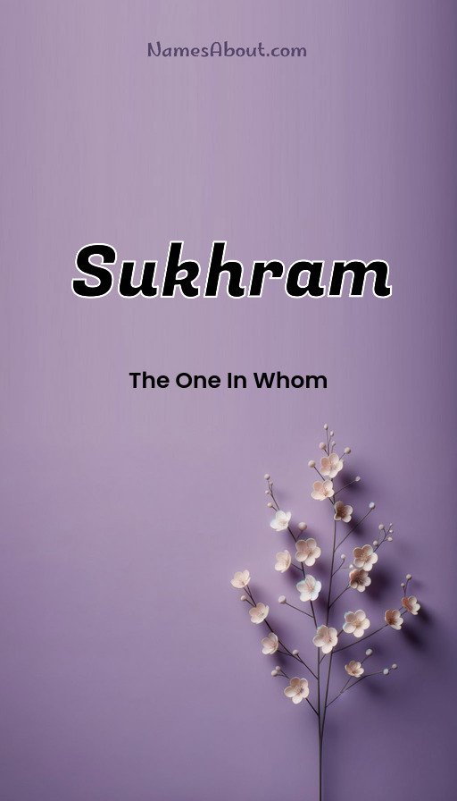 Meaning of Sukhram