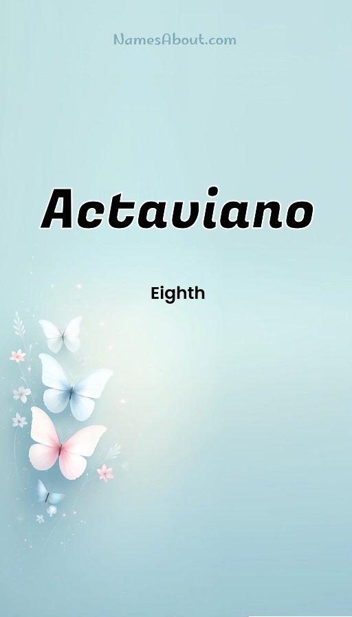 Meaning of Actaviano