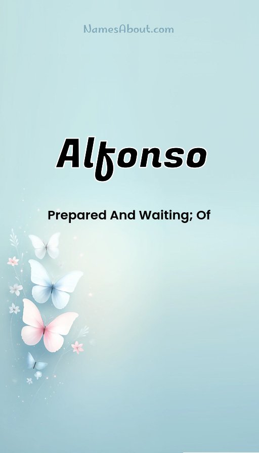 Meaning of Alfonso