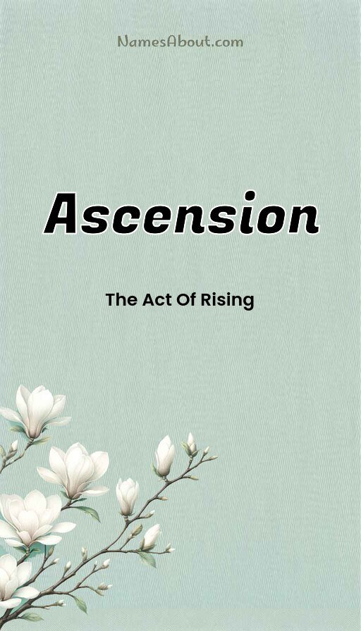 Meaning of Ascension