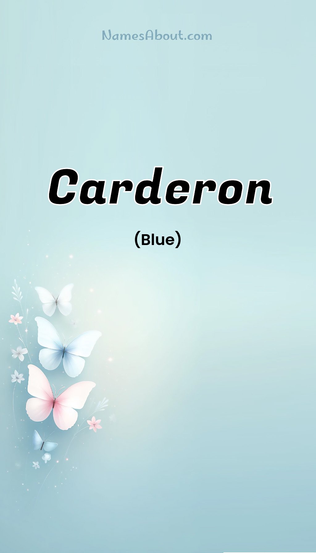 Carderon name and meaning