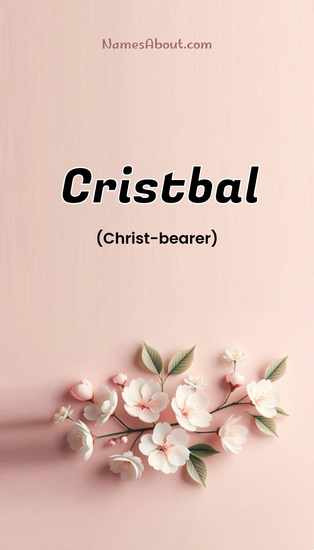 Cristbal name and meaning