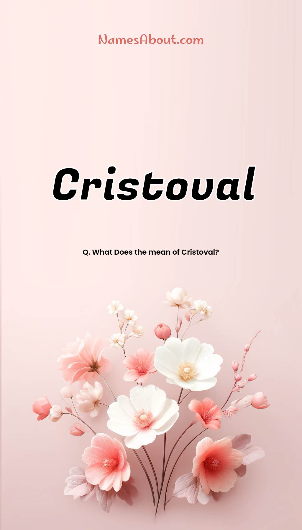 Cristoval name and meaning