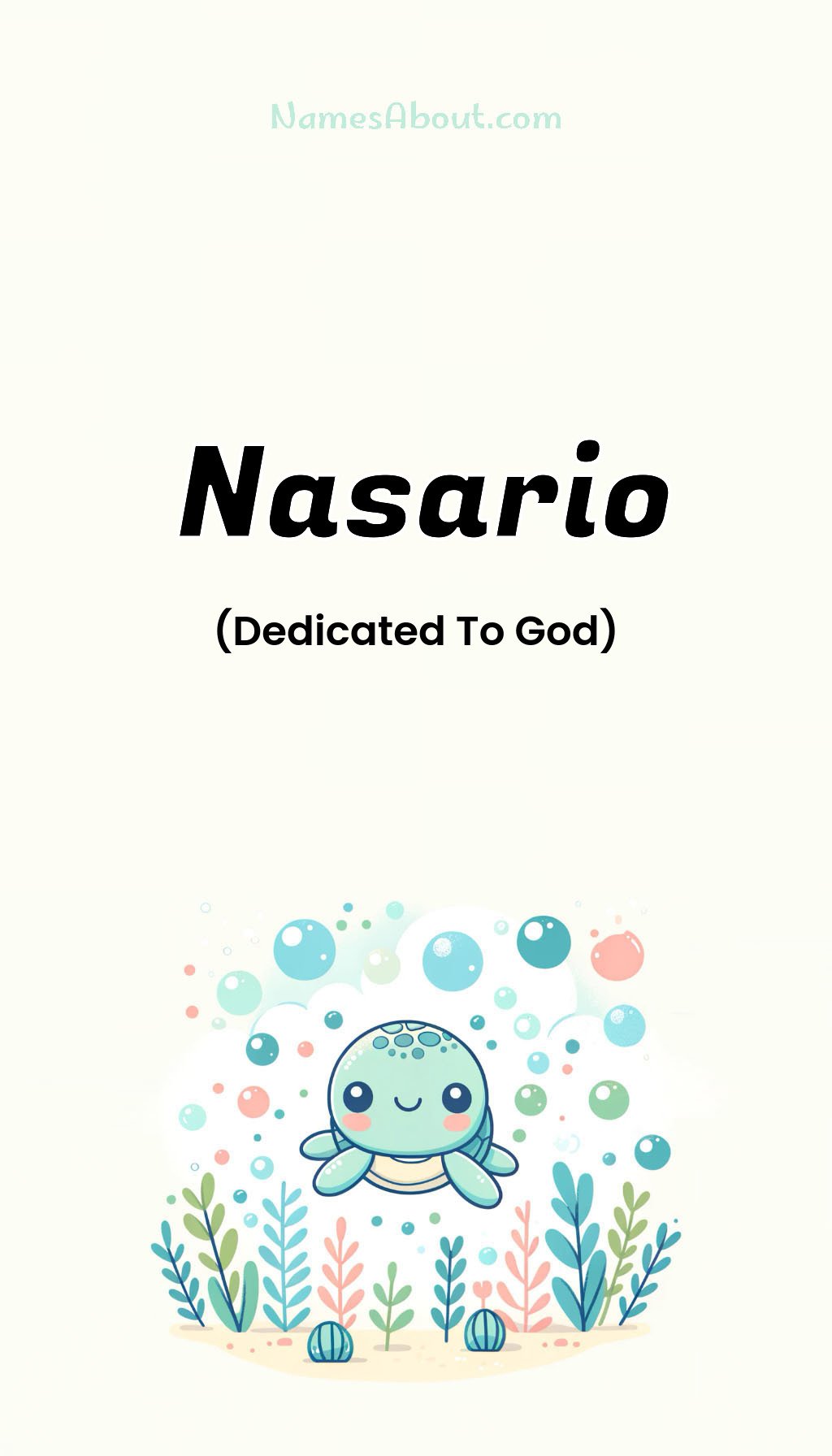 Nasario name and meaning