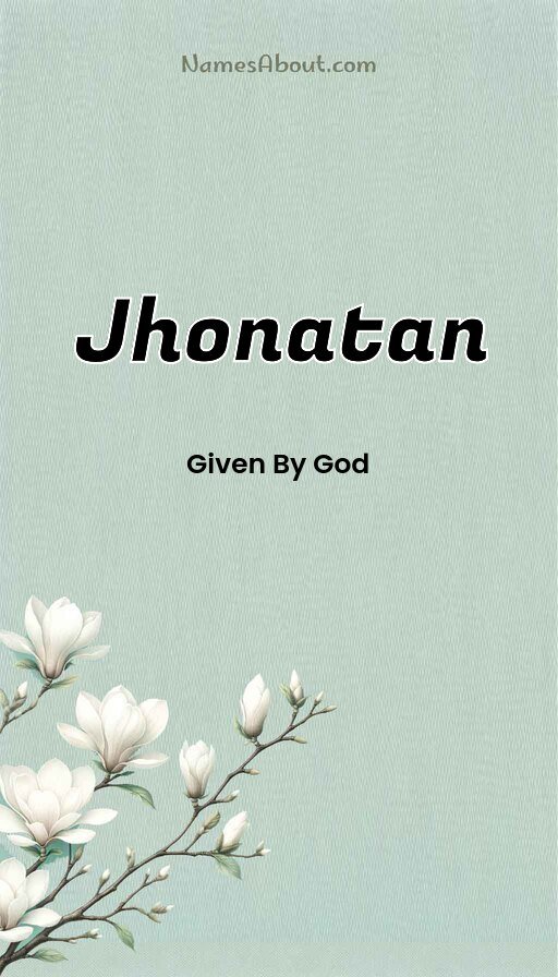 Meaning of Jhonatan