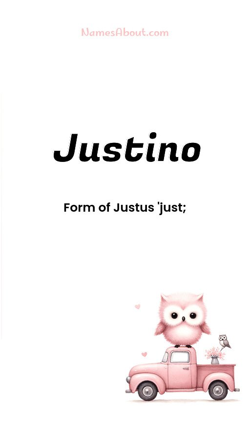 Meaning of Justino