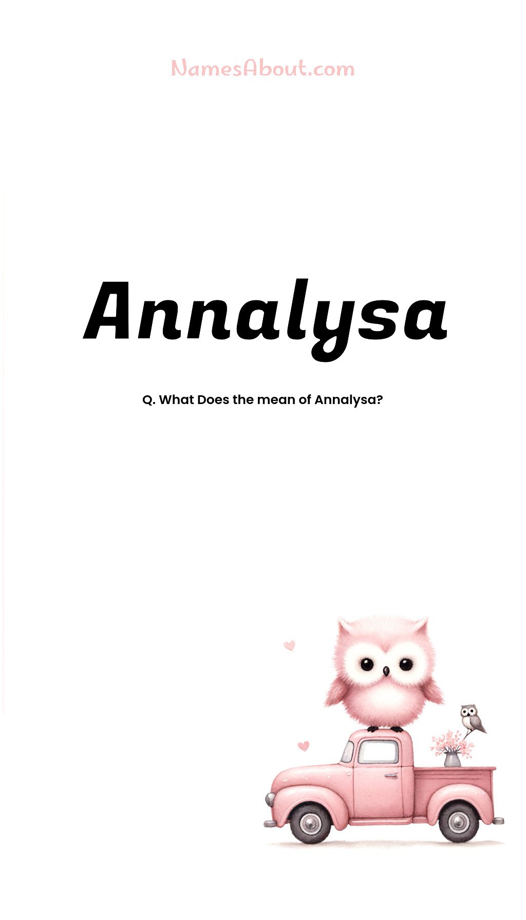 Annalysa name and meaning