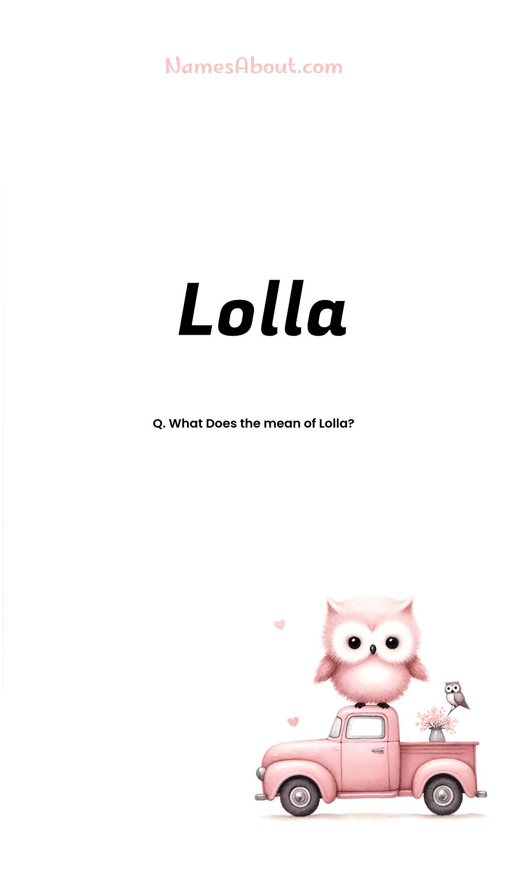 Lolla name and meaning