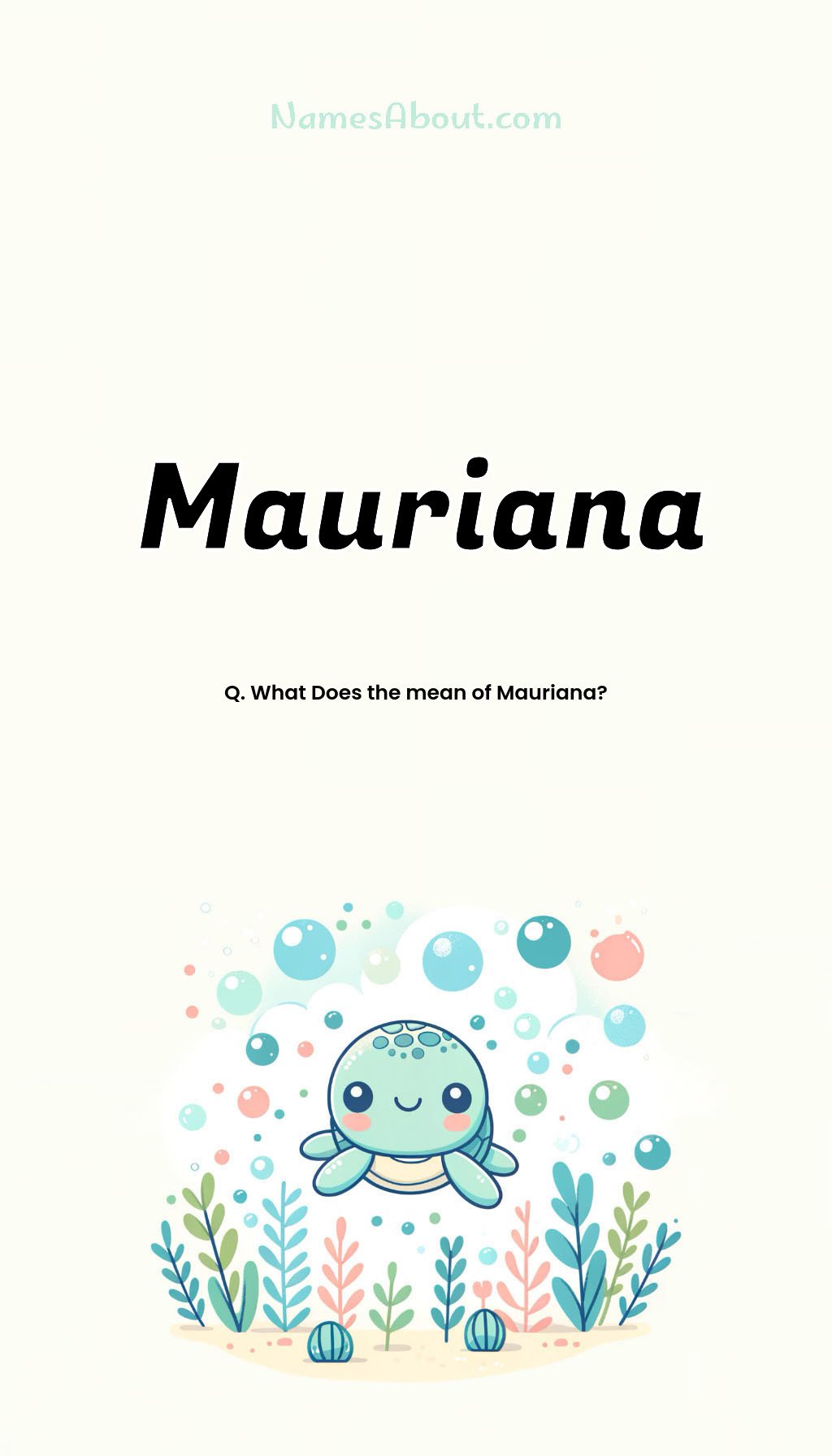 Mauriana name and meaning