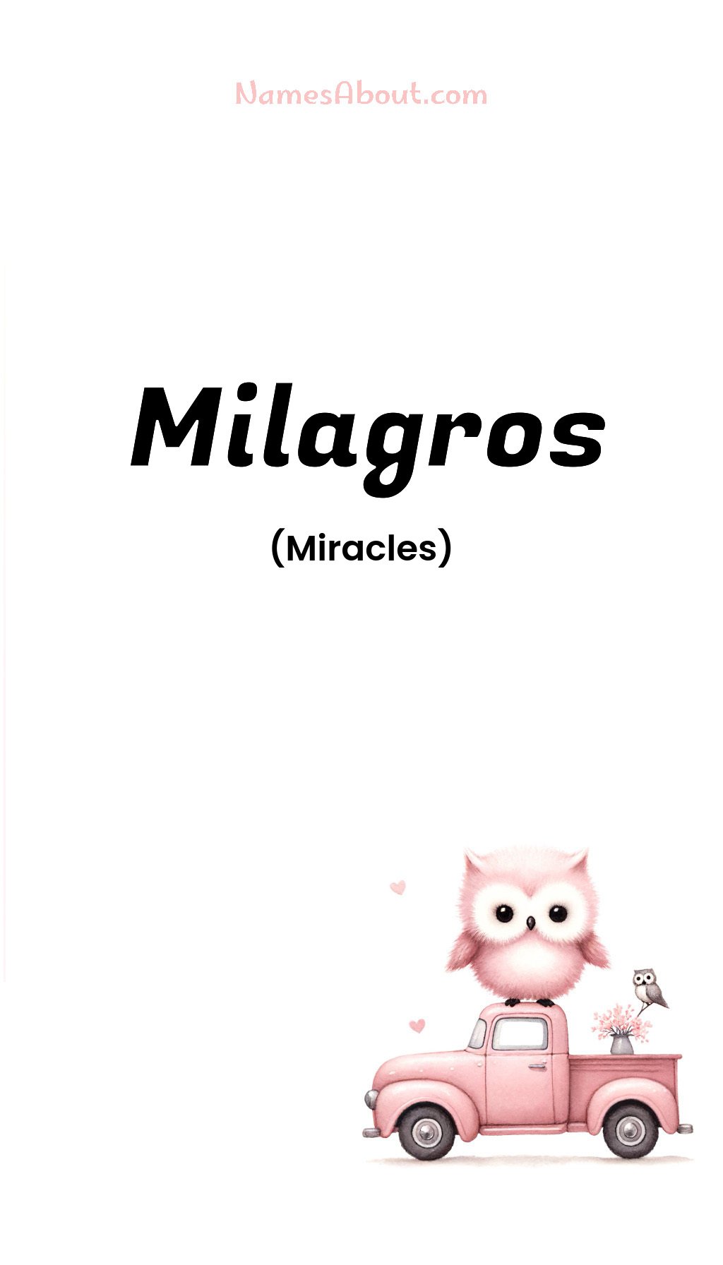 Milagros name and meaning