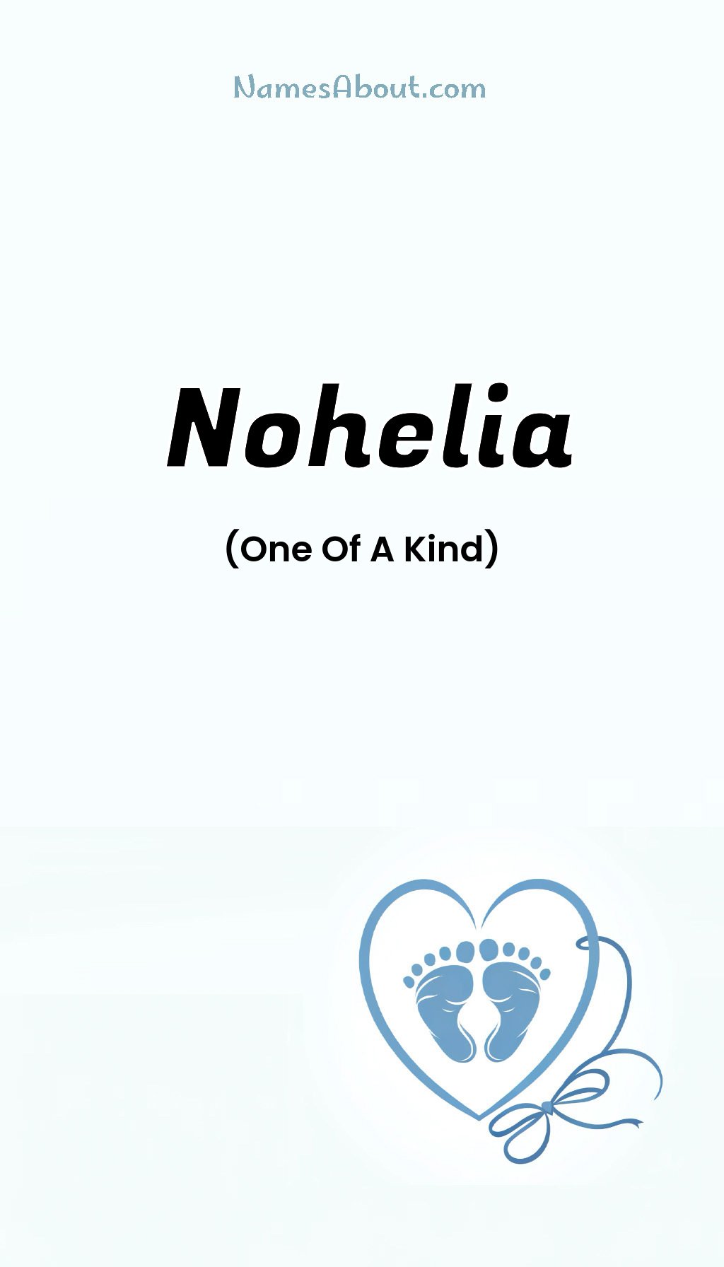 Nohelia name and meaning