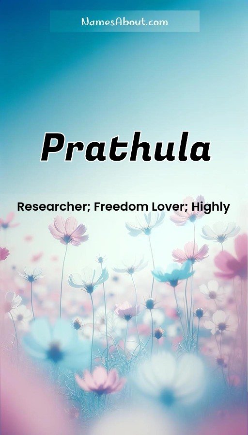 Meaning of Prathula