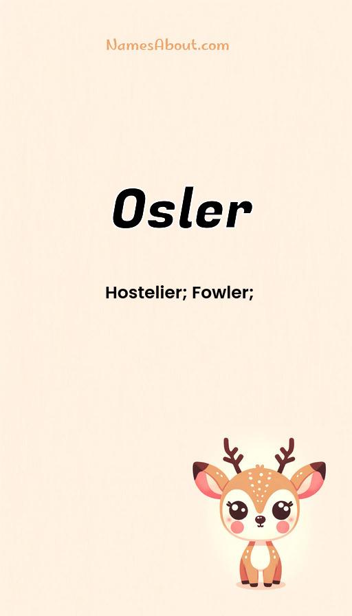 Illustration of Osler