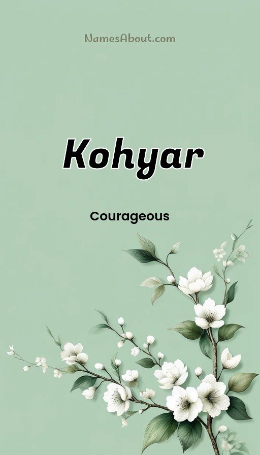 Meaning of Kohyar