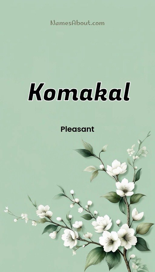 Meaning of Komakal