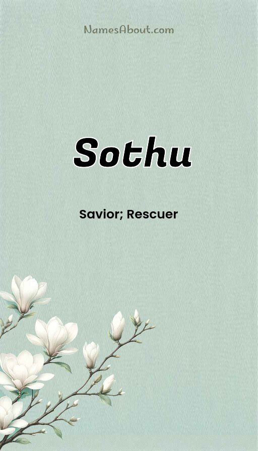 Meaning of Sothu