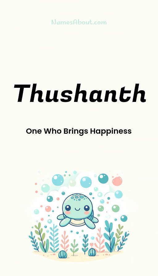 Meaning of Thushanth