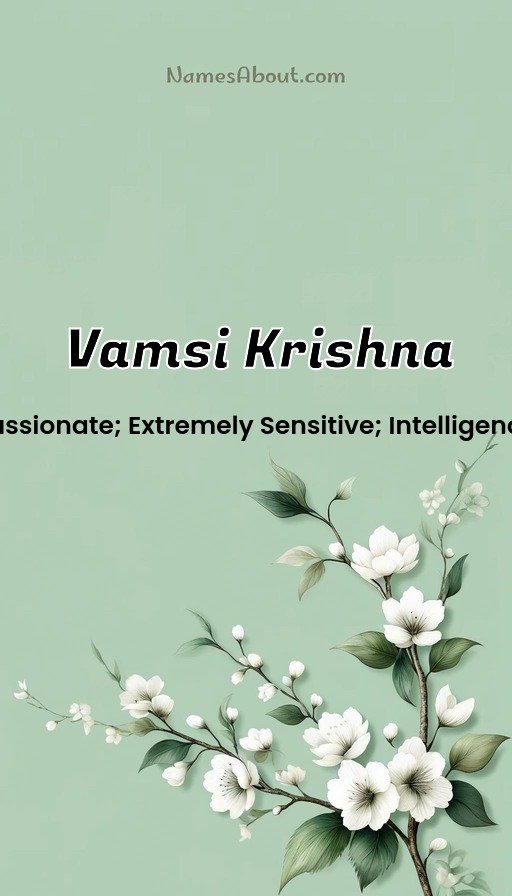Meaning of Vamsi krishna