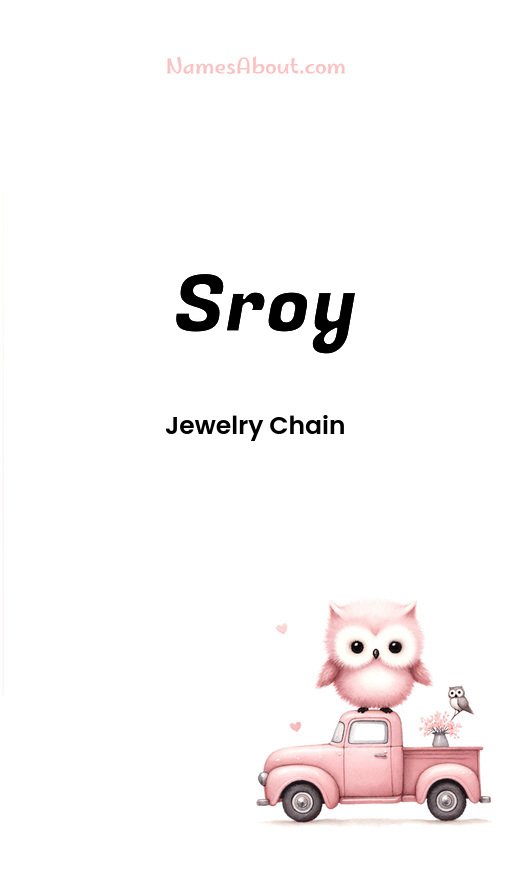 Meaning of Sroy