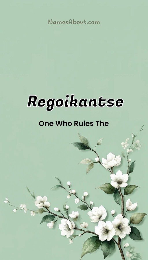 Meaning of Regoikantse