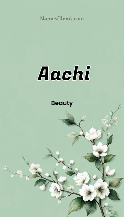 Meaning of Aachi