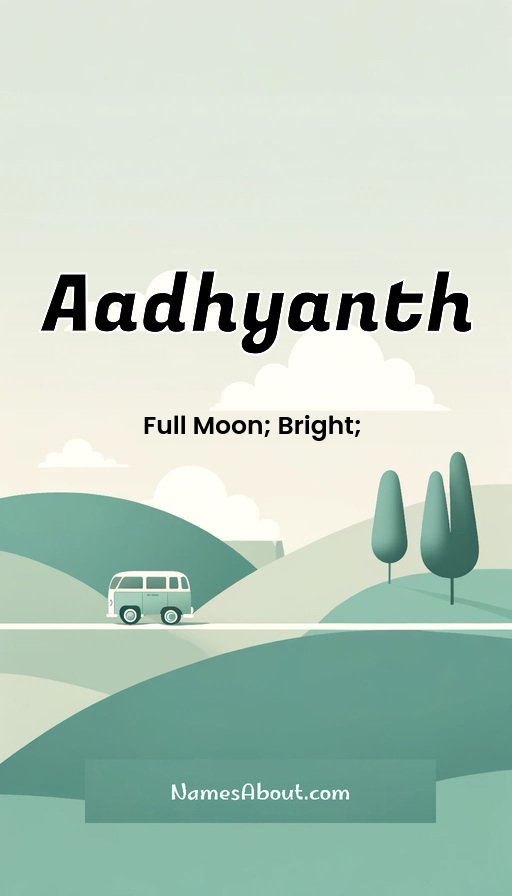 Meaning of Aadhyanth