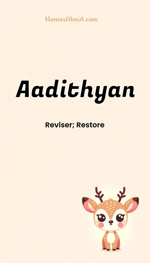 Meaning of Aadithyan