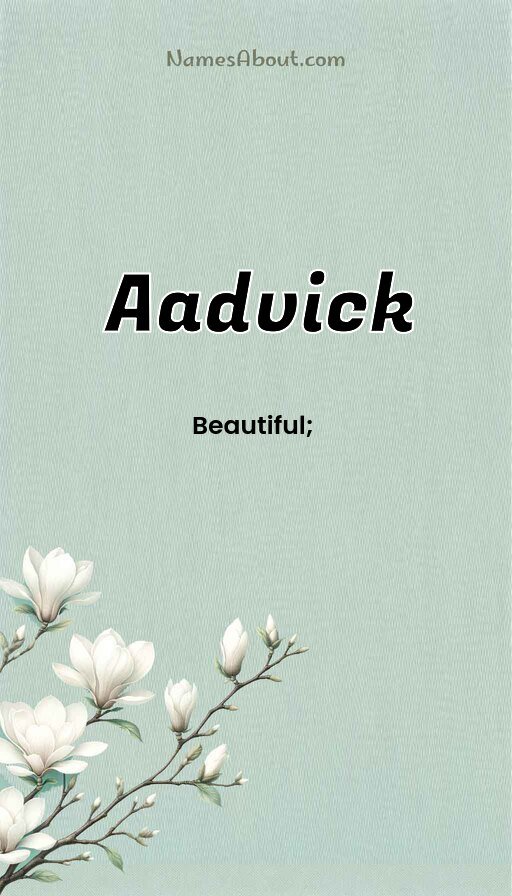 Meaning of Aadvick