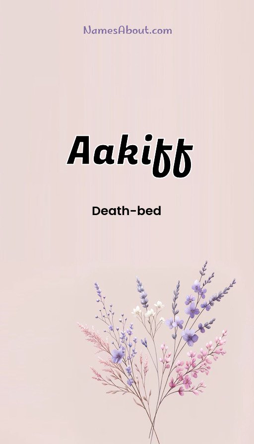 Meaning of Aakiff