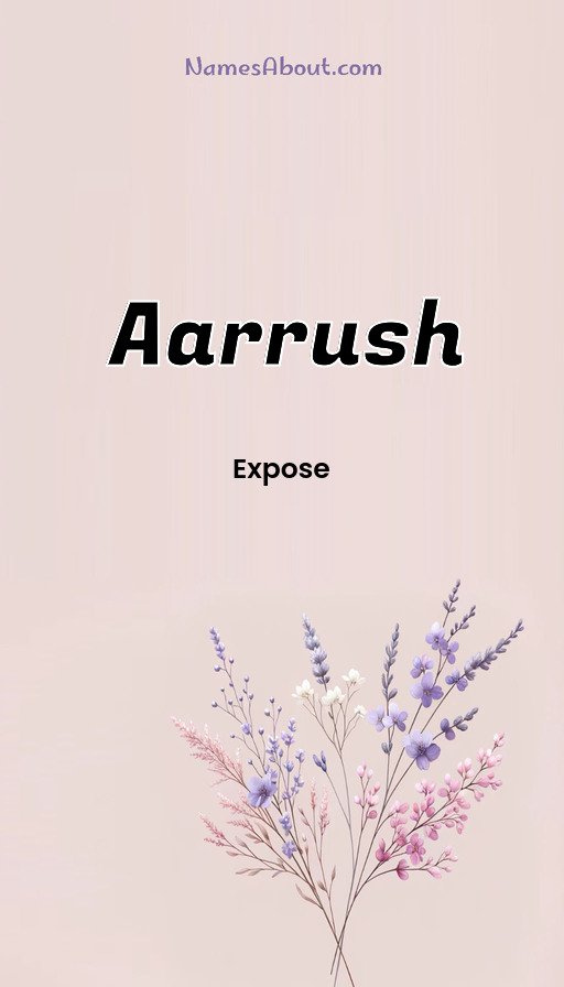 Meaning of Aarrush
