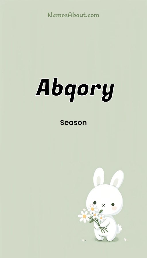 Meaning of Abqory