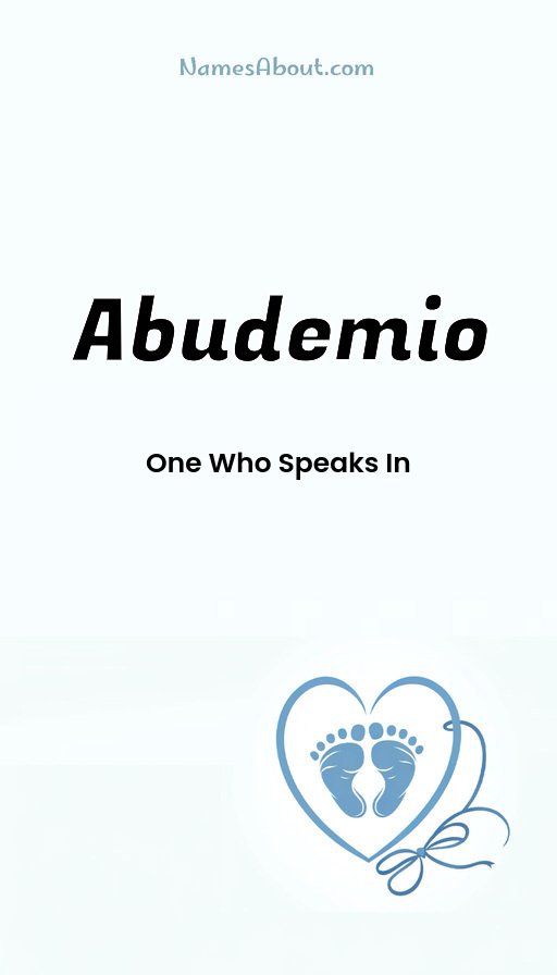 Meaning of Abudemio