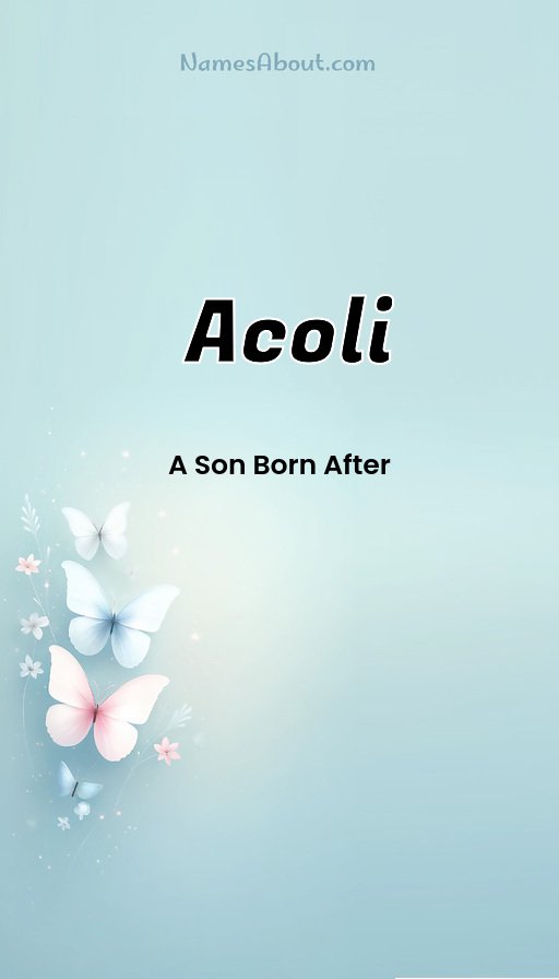 Meaning of Acoli