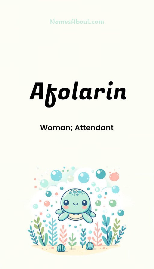 Meaning of Afolarin