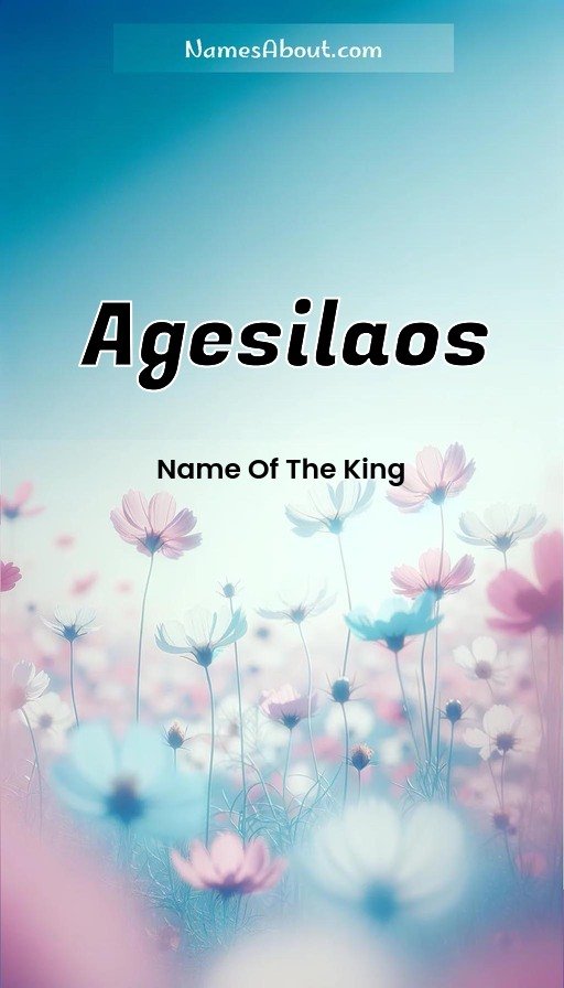 Meaning of Agesilaos