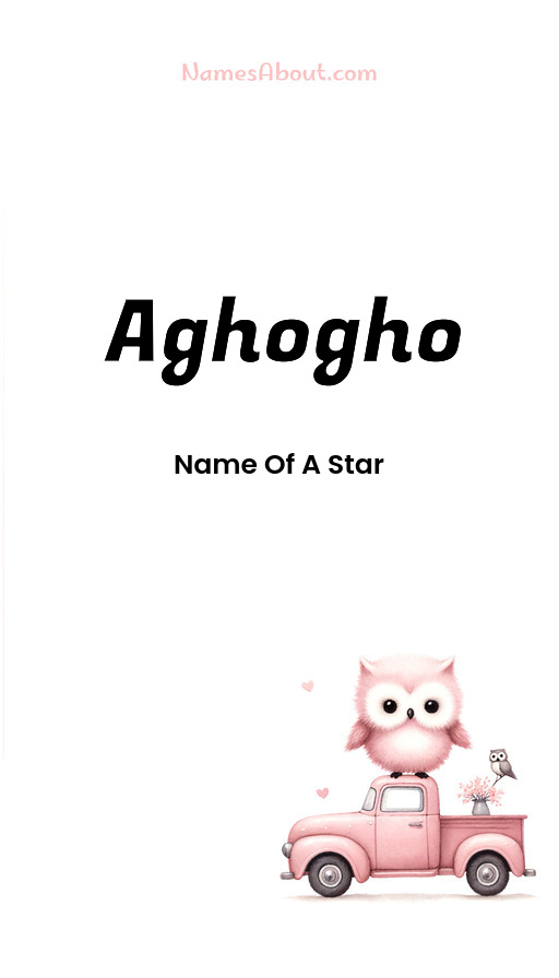 Meaning of Aghogho