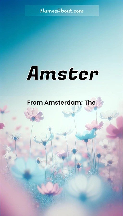 Meaning of Amster