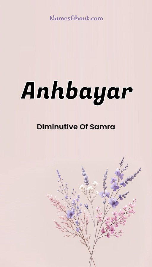 Meaning of Anhbayar