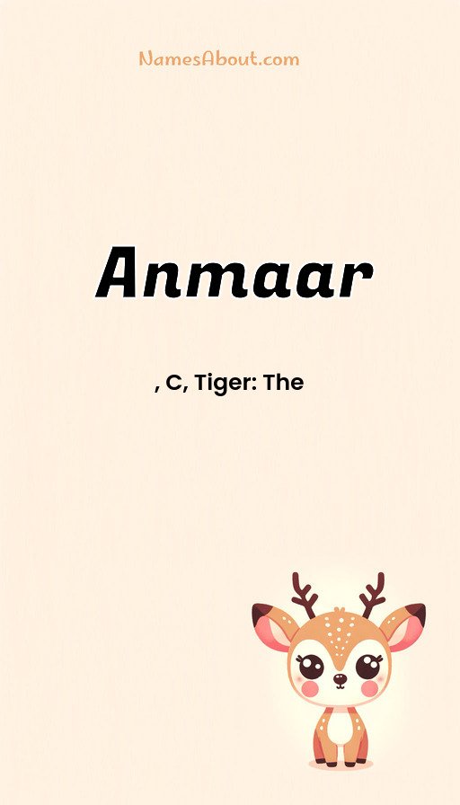 Meaning of Anmaar