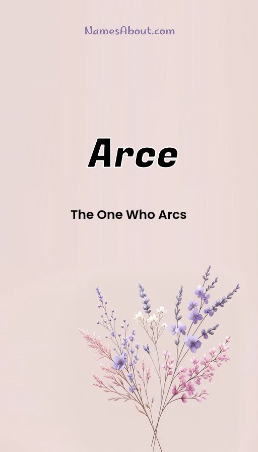 Meaning of Arce