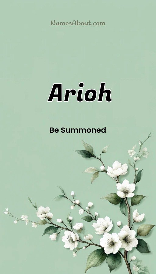 Meaning of Arioh
