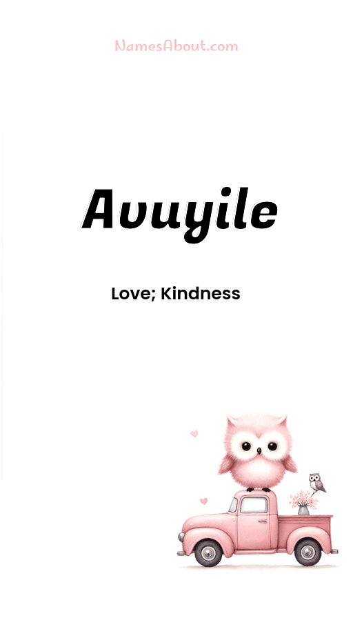 Meaning of Avuyile