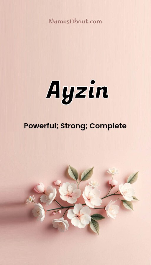 Meaning of Ayzin