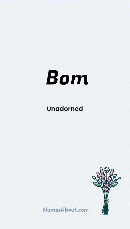 Meaning of Bom