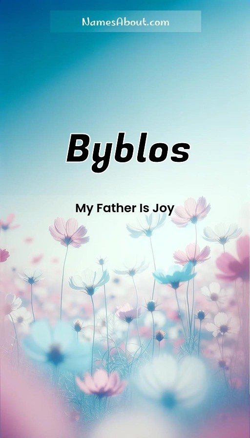 Meaning of Byblos