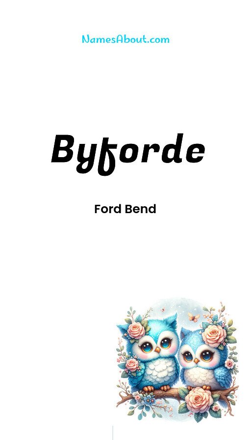 Meaning of Byforde