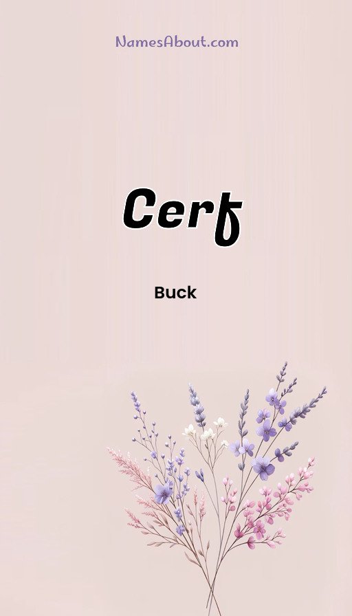 Meaning of Cerf