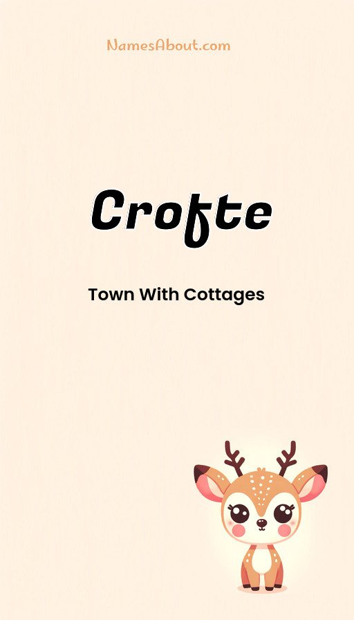 Meaning of Crofte